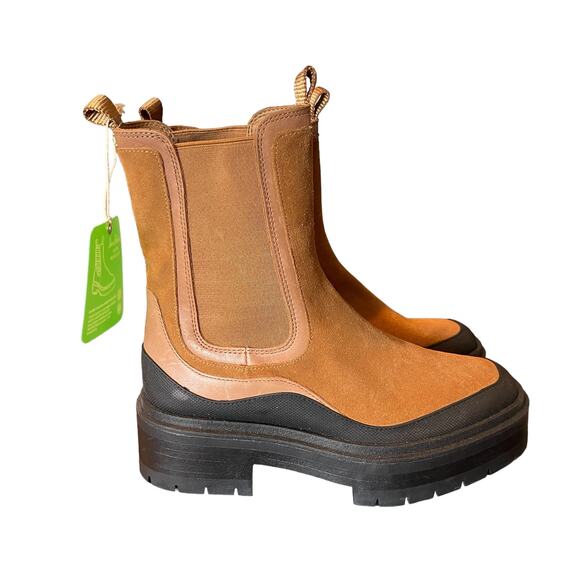 Sam Edelman Womens Lulia Chelsea Boot 8 Camel/New Whiskey - Picture 2 of 11